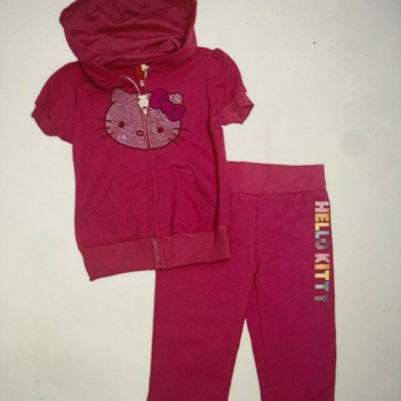 Hello Kitty Matching Sets Hello Kitty Tracksuit French Terry Size 6